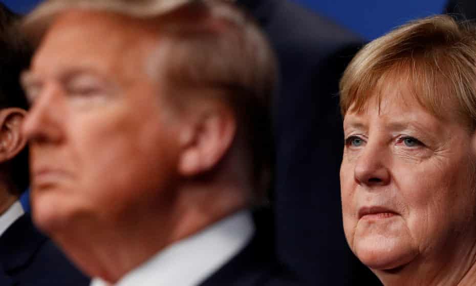 President Trump and Angela Merkel