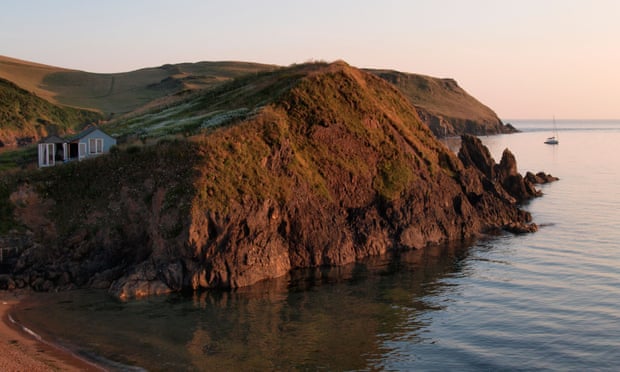 Sunset at Hope Cove, Devon.