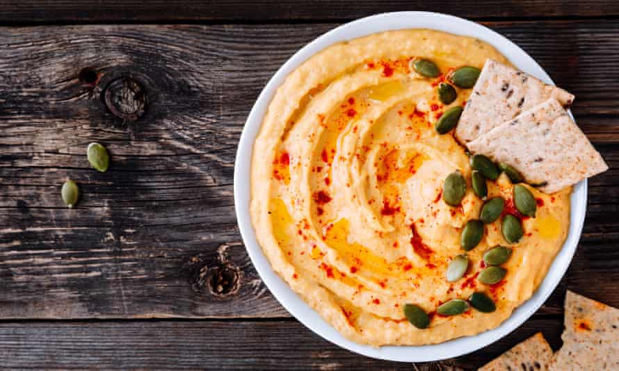 Homemade hummus … perfect for snacking.
