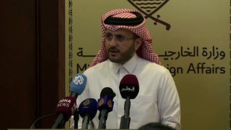 Four-day pause in fighting in Gaza to come into effect at 7am Friday, says Qatar – video