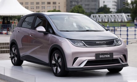 Dolphin compact electric vehicle displayed in Yokohama, Japan, on Friday, Aug. 26, 2022.