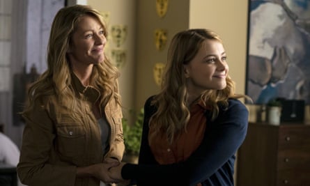 Dynamic family … Louise Lombard and Josephine Langford in After We Collided.