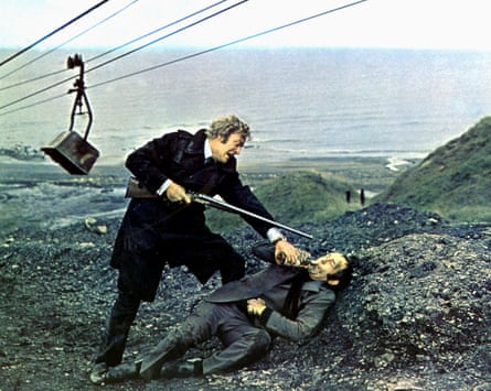 Michael Cain and Ian Hendry as Jack and Eric in Mike Hodges’ Get Carter.