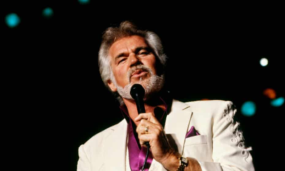 Kenny Rogers performing in 1990.