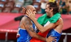 Italian friends share delight at two shock golds inside five minutes