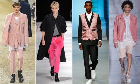 Coral, salmon, rose: whatever the hue, the on-trend man is tickled to ...