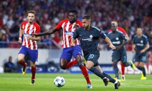 Eden Hazard stood out for Chelsea even in a highly impressive team performance against Atlético Madrid.