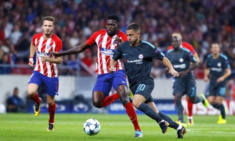 Eden Hazard stood out for Chelsea even in a highly impressive team performance against Atlético Madrid.