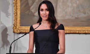 The Duchess of Sussex speaks at Government House in Wellington, New Zealand.