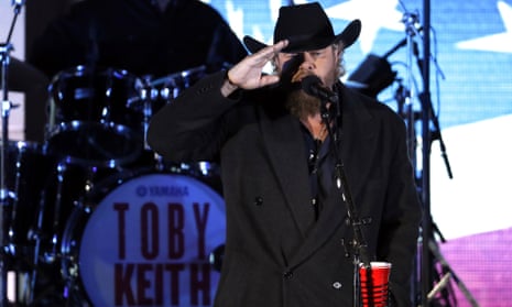 Toby Keith performs at a pre-Inaugural “Make America Great Again! Welcome Celebration”.