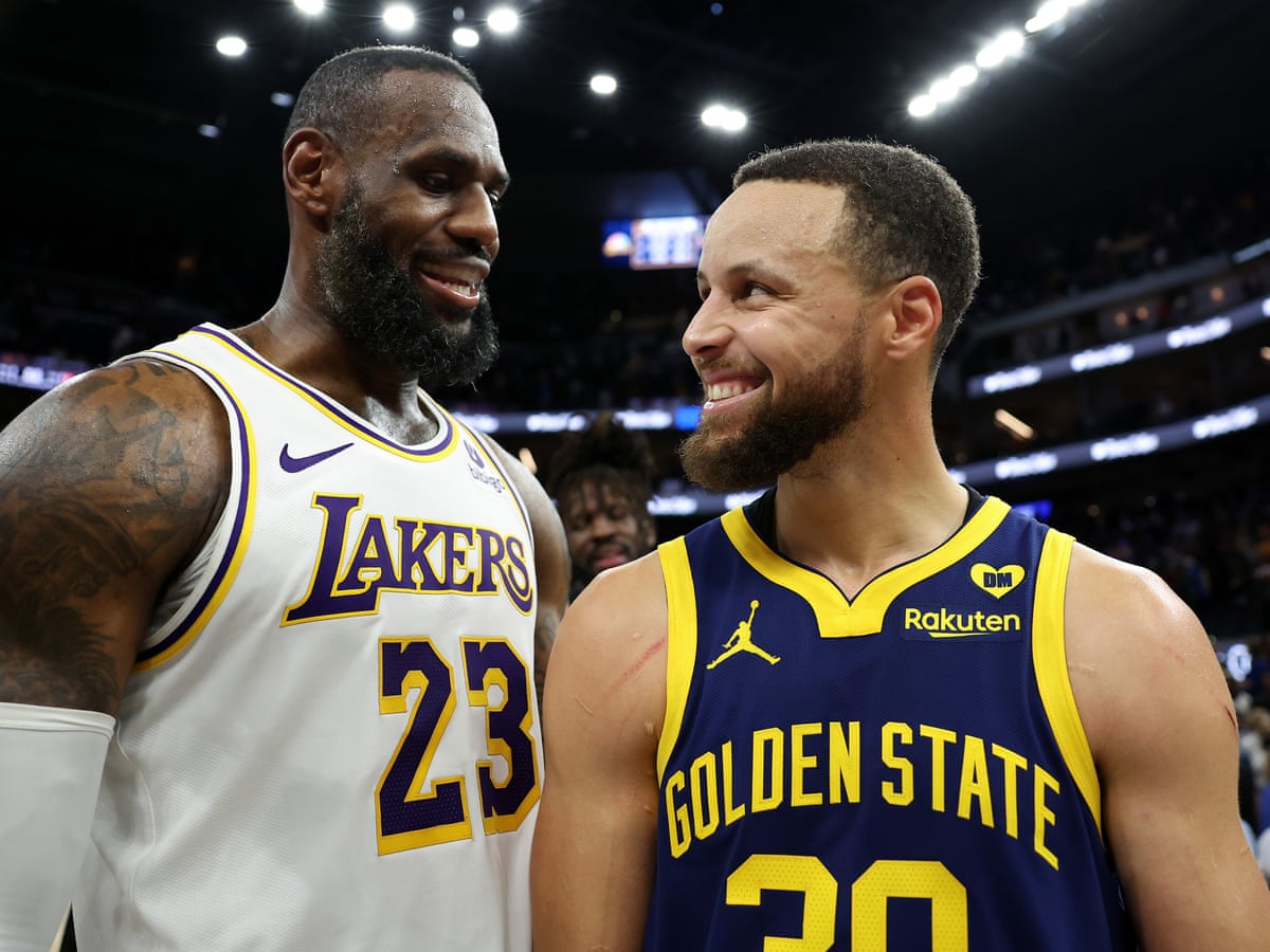 Warriors reportedly tried to unite LeBron James and Stephen Curry at NBA trade deadline | LeBron James | The Guardian