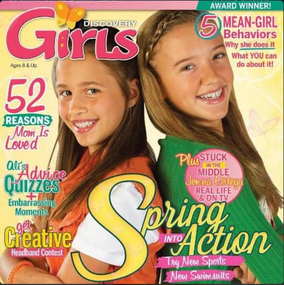 Discovery Girls, a US magazine aimed at girls aged 8-12, has come under fire for an article in which it advises young girls how to choose swimsuits that flatter their body shapes.