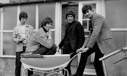 The Spencer David Group in 1966, with Davis in pram.