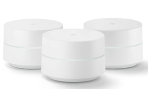 Google’s Wi-Fi router, available soon.