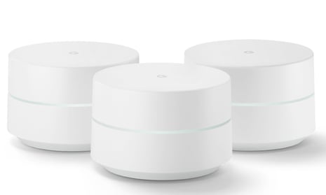 Google’s Wi-Fi router, available soon.