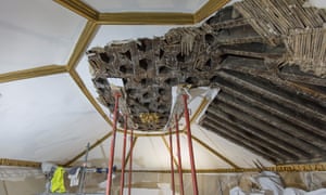 Madrid Church Ceiling Restored To Glory After Centuries Under Plaster World News The Guardian