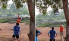 Joost Luiten loses three clubs in tree at DP World Tour Championship - video