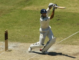 Michael Vaughan, driving like a dream at the SCG in 2003.