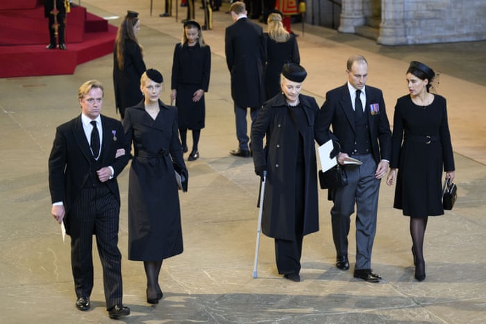 Thomas Kingston, Gabriella Windsor, Lady Sarah Chatto, Lord Frederick Windsor and Sophie Winkleman.
