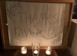 Alex’s Thames taverna.