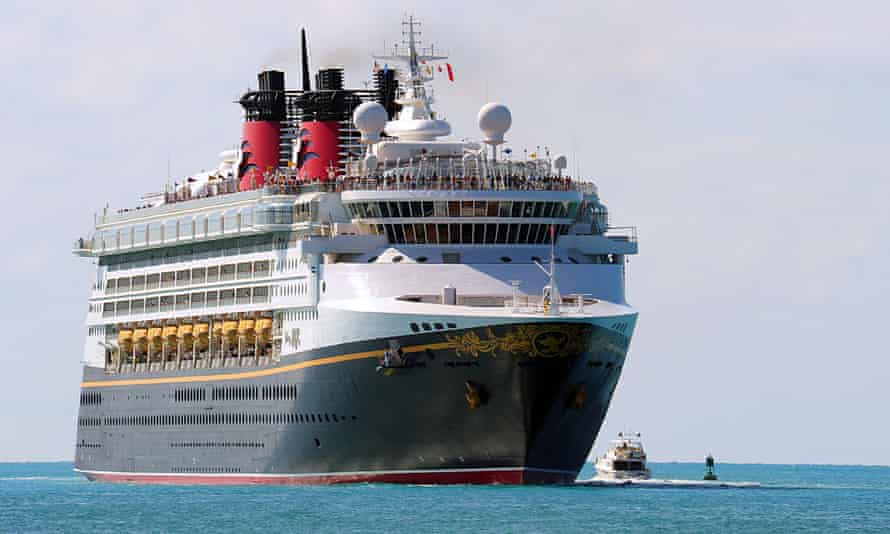 The Disney cruise ship Magic enters the harbor in Key West, Florida, in 2009.