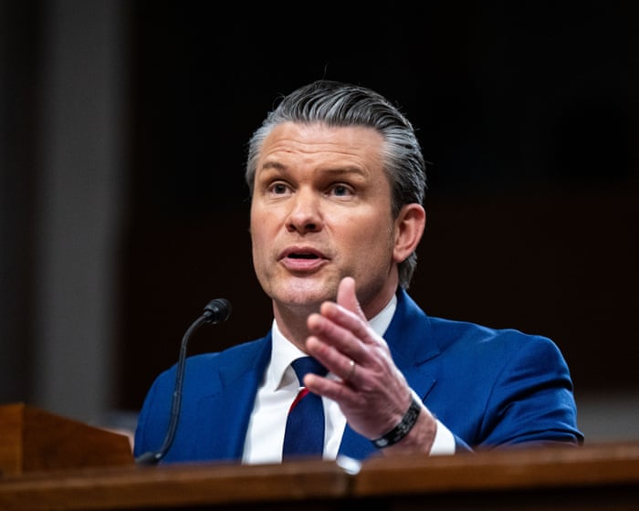 'An unauthorised war': Democrats grill Pete Hegseth on war in Iran – video