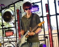 Gene Gallagher of Villanelle performs during All Points East at Victoria Park on August 2026 in London.