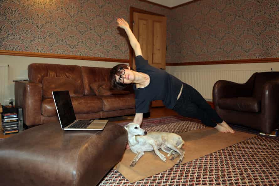 Early-morning yoga is simply a classical of the genre.