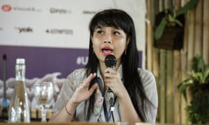 Saras Dewi at the #MeToo panel at Neka at Ubud Writers and Readers Festival 2018