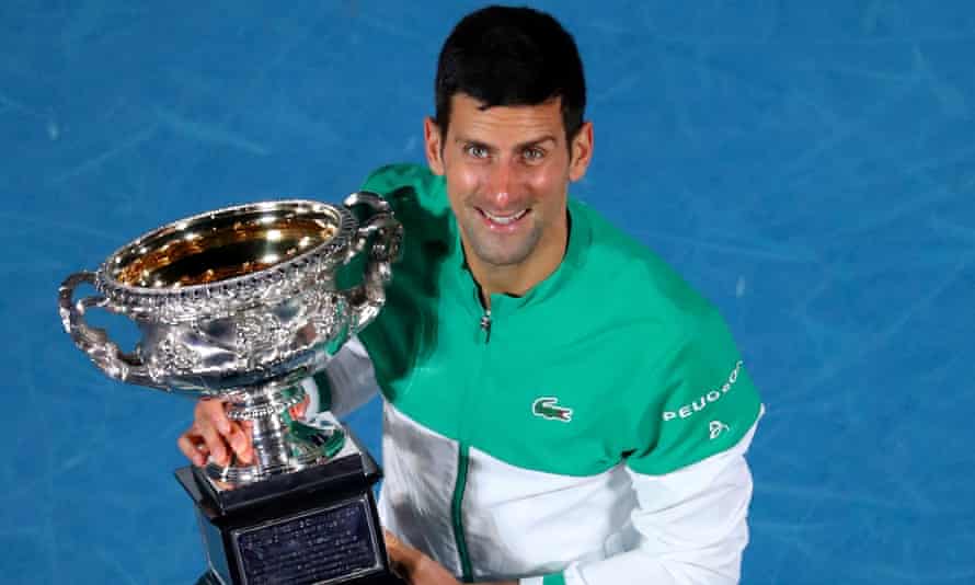 Djokovic made it 19 major titles with victory at the Australian Open this year.