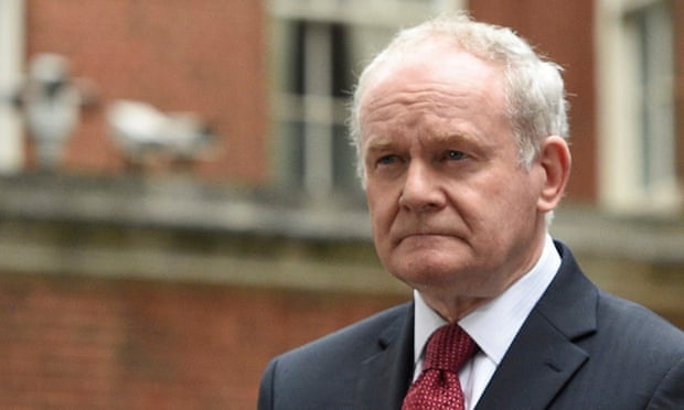 Martin McGuinness, who stepped down this week.