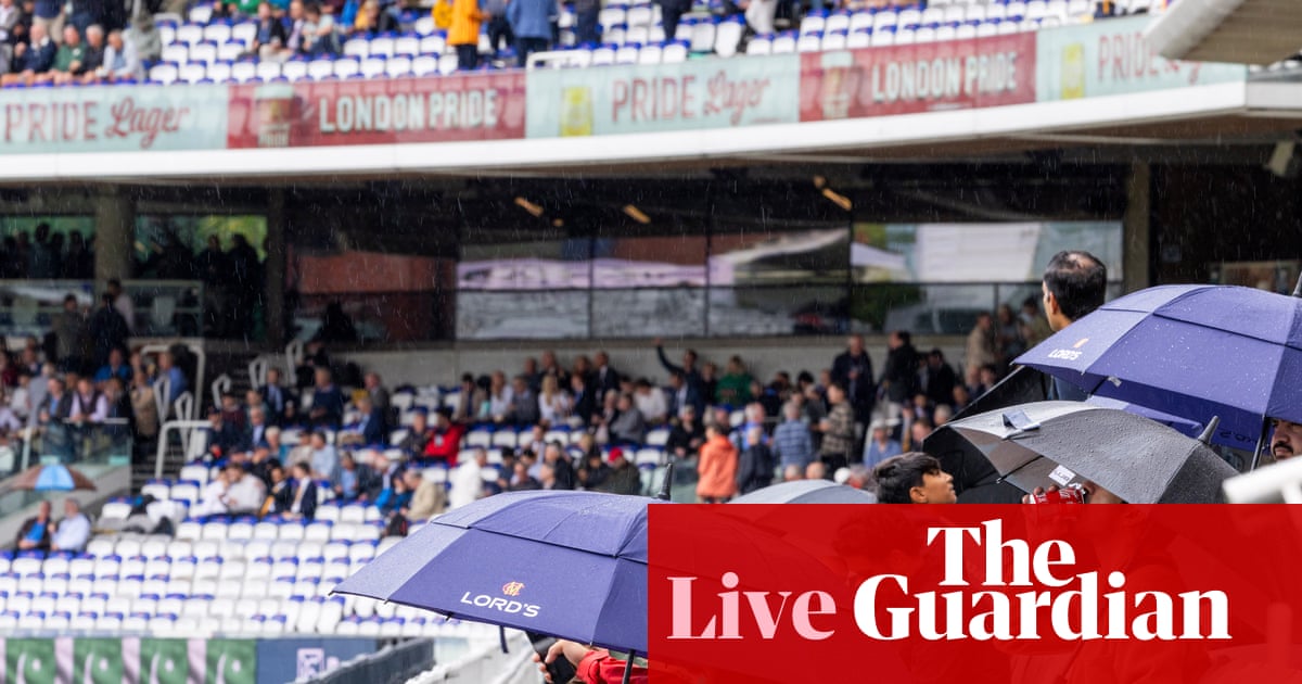 England v Pakistan: second men’s cricket Test, day three delayed by rain – live