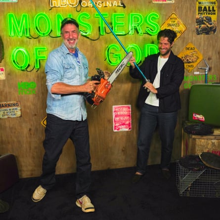 Eric Goode and Jeremy McBride at the premiere of Monsters of God