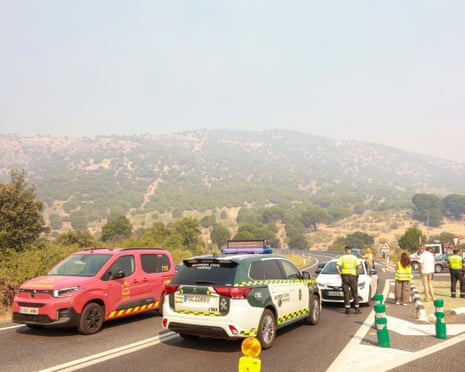 Wildfires force the evacuation of 10,000 locals near Madrid.