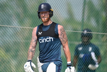 Ben Stokes, the England captain, walks from the nets on Tuesday
