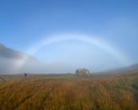 Weird light effect scotland