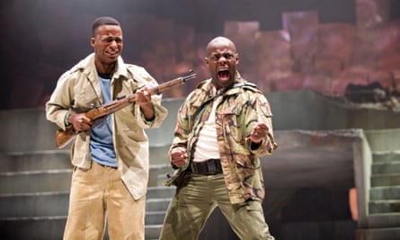 A cast of colour … Simon Manyonda and Paterson Joseph in Julius Caesar in 2012.