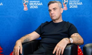 Robbie Williams at the World Cup
