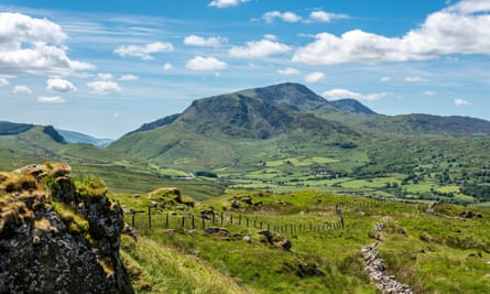 Cadair Idris offers spectacular views of Snowdonia.