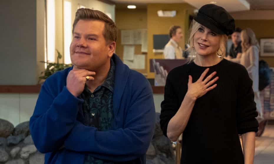 James Corden and Nicole Kidman in The Prom.