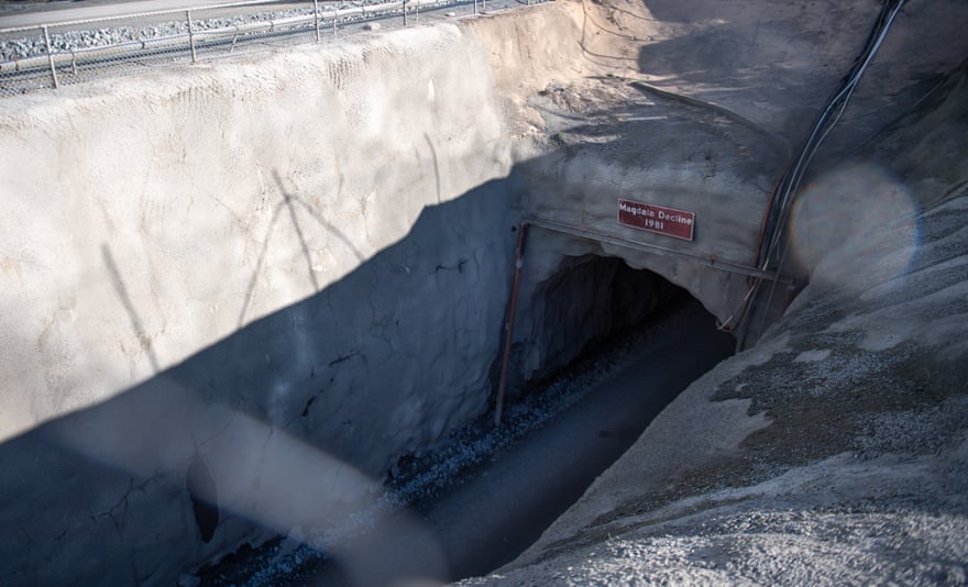 Entrance of the Stawell gold mine