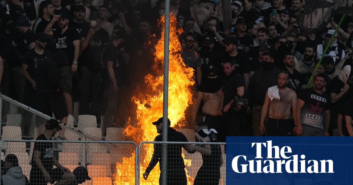 Violence disrupts Panathinaikos’s Greek Cup final win over PAOK