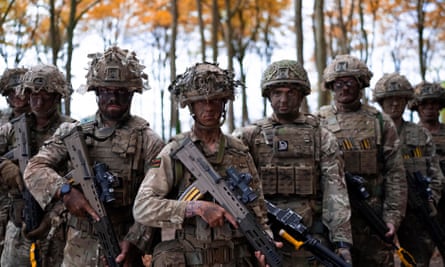 Duty calls … some of the 30 soldiers in Platoon 24/7.