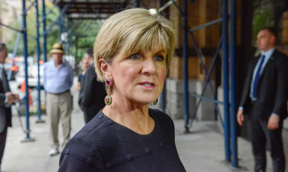 Australian Minister for Foreign Affairs Julie Bishop 
