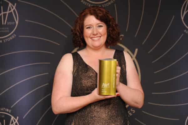 Jane Harper, who won the Australian Book Industry Awards’ gold award for book of the year for her first novel The Dry
