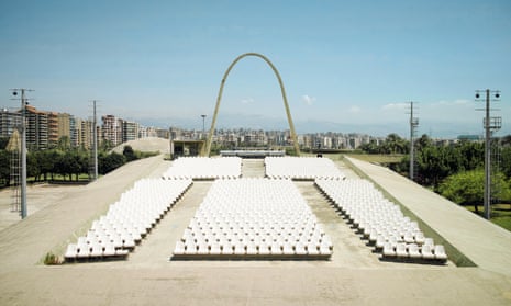 The fair’s amphitheatre and arch. In September the fair site was placed on Unesco’s tentative list of properties for nomination to its world heritage list