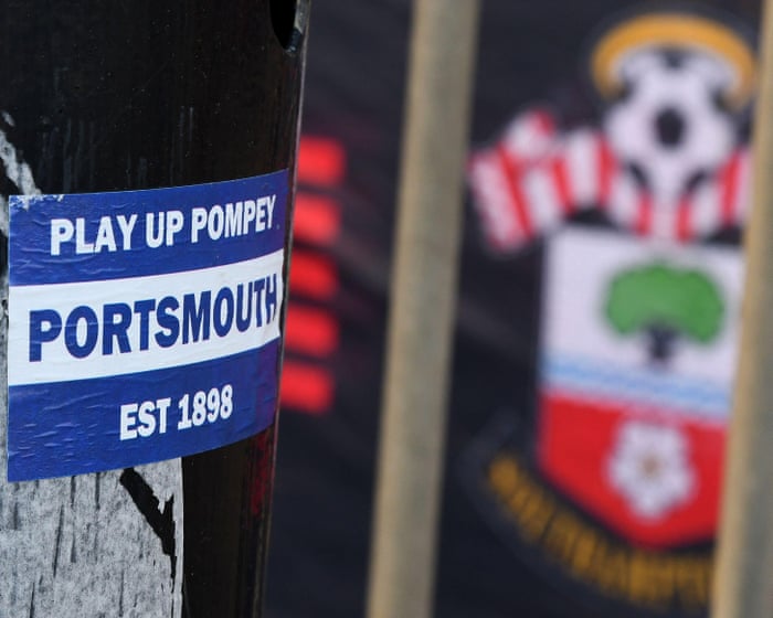Two Portsmouth fans banned after posing as stewards to watch Southampton derby