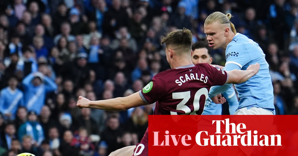 Manchester City v West Ham, Brighton v Sunderland, and more: football live