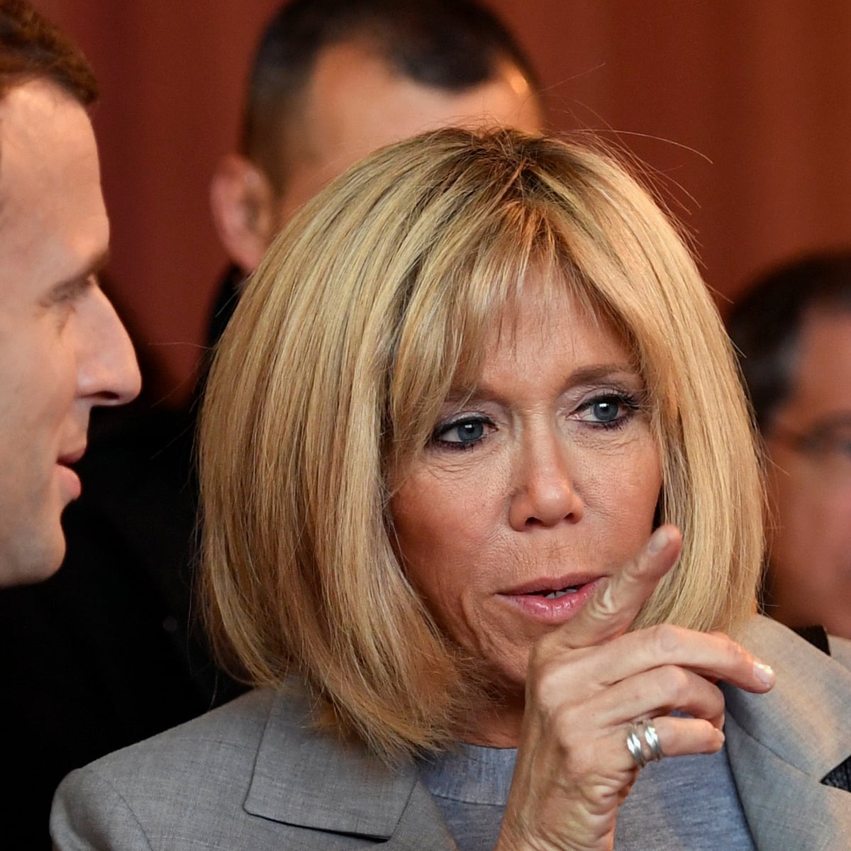 pix Emmanuel Macron Wedding With Brigitte brigitte macron ever present beside