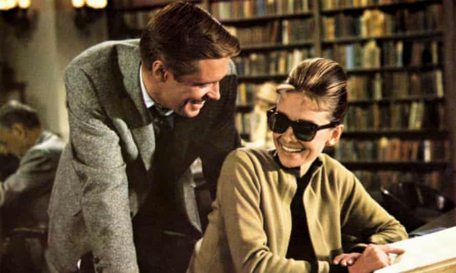 George Peppard and Audrey Hepburn in Breakfast at Tiffany's
